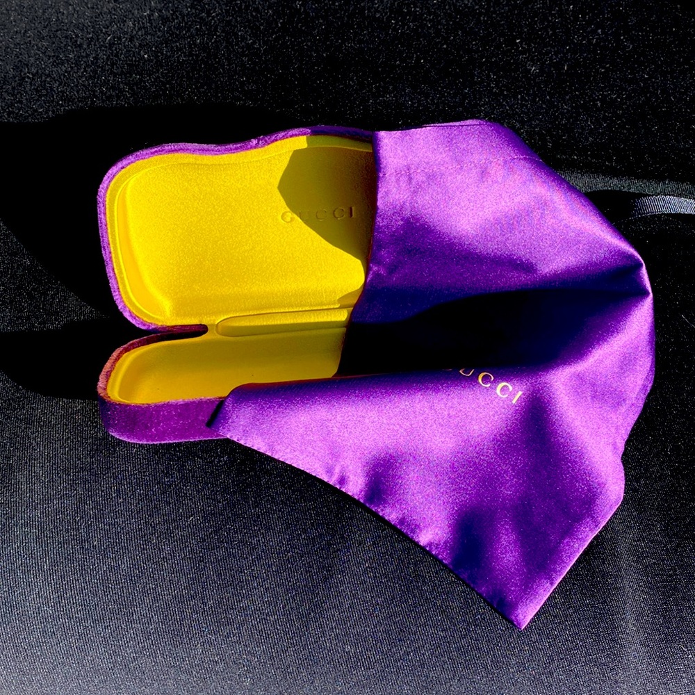 Velvet Gucci Eyewear Hard Shell Case